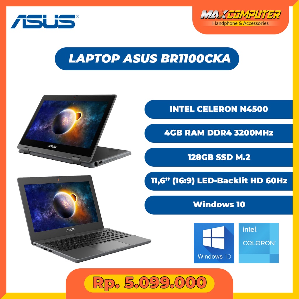 Laptop ASUS BR1100CKA - Celeron N4500 - Windows 10