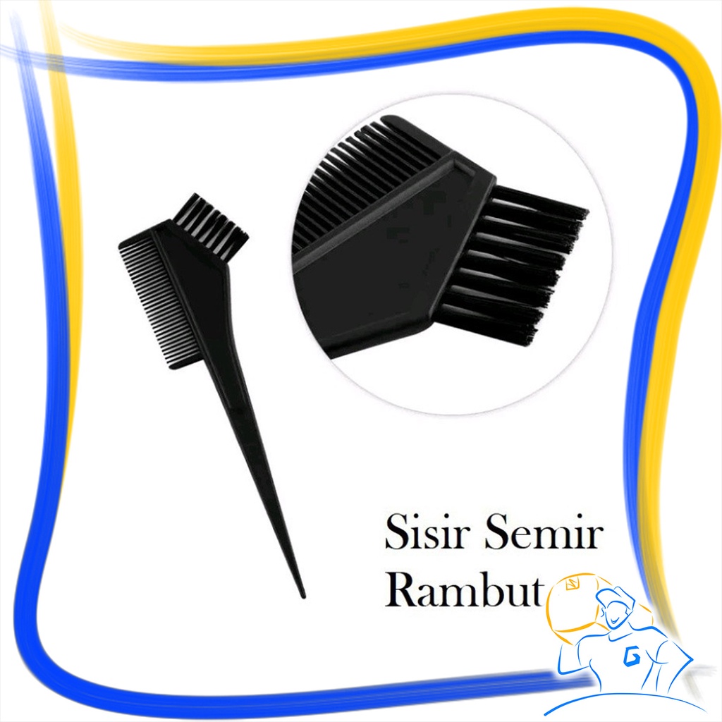 Sisir Mangkok Semir Wadah Mangkuk Alat Cat Pewarna Rambut Kuas Salon