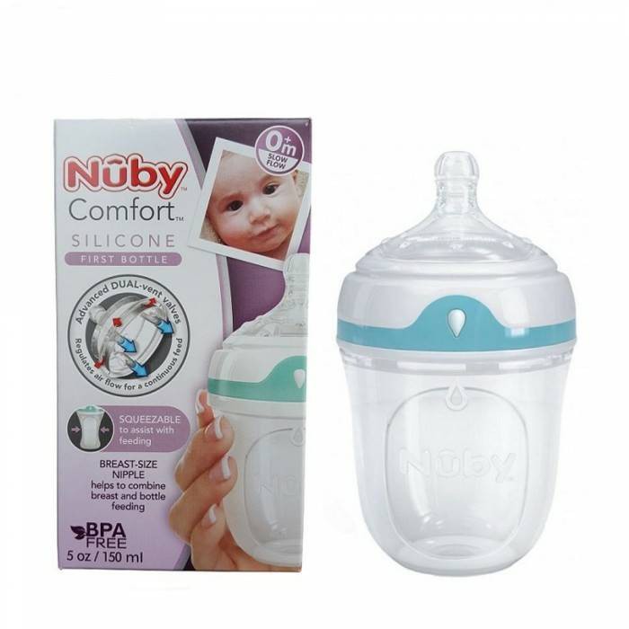 Nuby Silicone Bottle 150ml