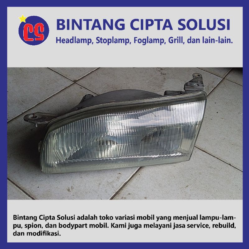 Lampu Depan/Headlamp Kiri All New Corolla 1997