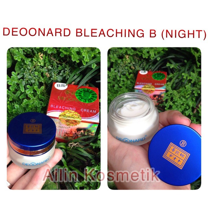 Hot Promo Deoonard merah red bleaching night cream 20gr   B   only kualitas TINGGI
