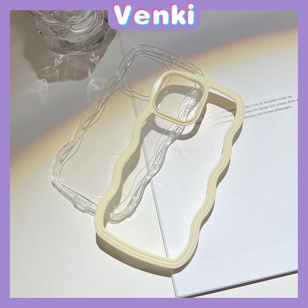 iPhone Case 2 in 1 Wave Candy Case Silicone Soft Case Clear Case Acrylic Frame Protection Camera Shockproof Compatible For iPhone 11 iPhone 13 Pro Max iPhone 12 Pro Max iPhone xr
