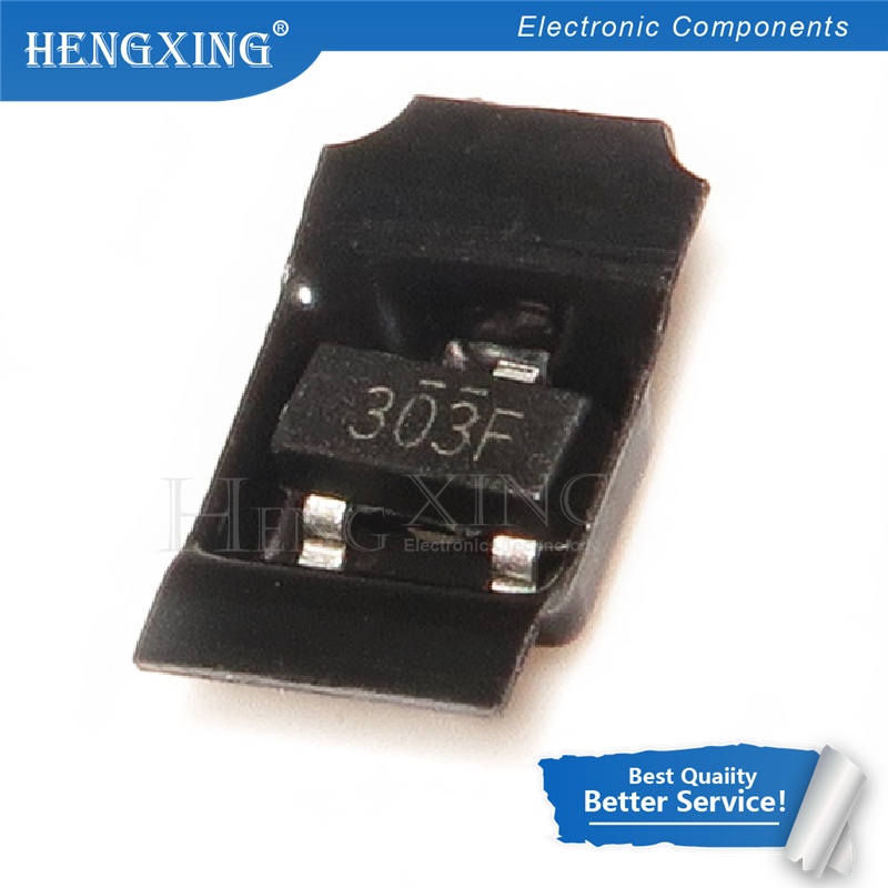 100pcs Ic FDV303N FDV303 SOT-23