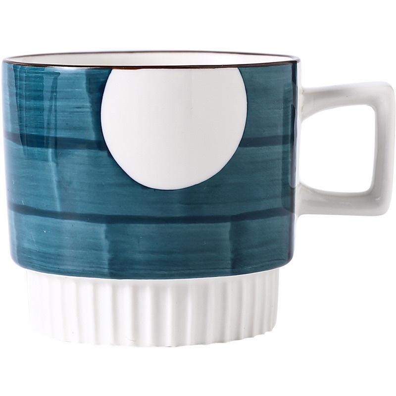 P 103 Cangkir keramik Japan style Gelas Korea lucu unik Handle MUG TERBARU-3