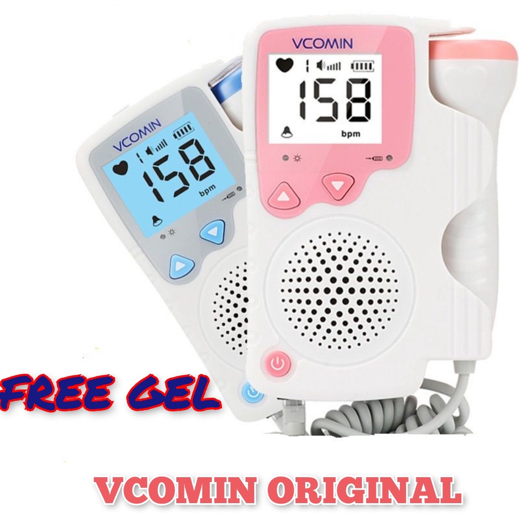 Fetal dopler original vcomin  alat ukur detak denyut jantung janin fetal doppler