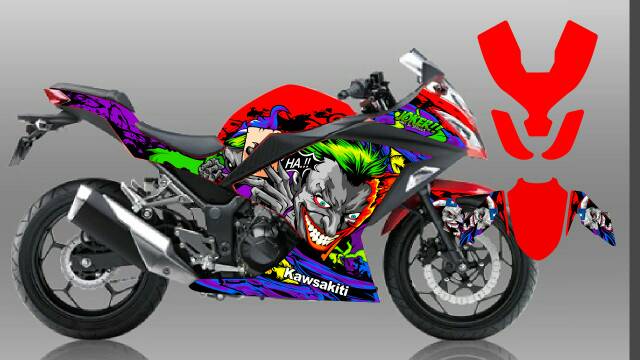 decal ninja 250fi /sticker decal ninja 250fi/decal kawasaki ninja 250