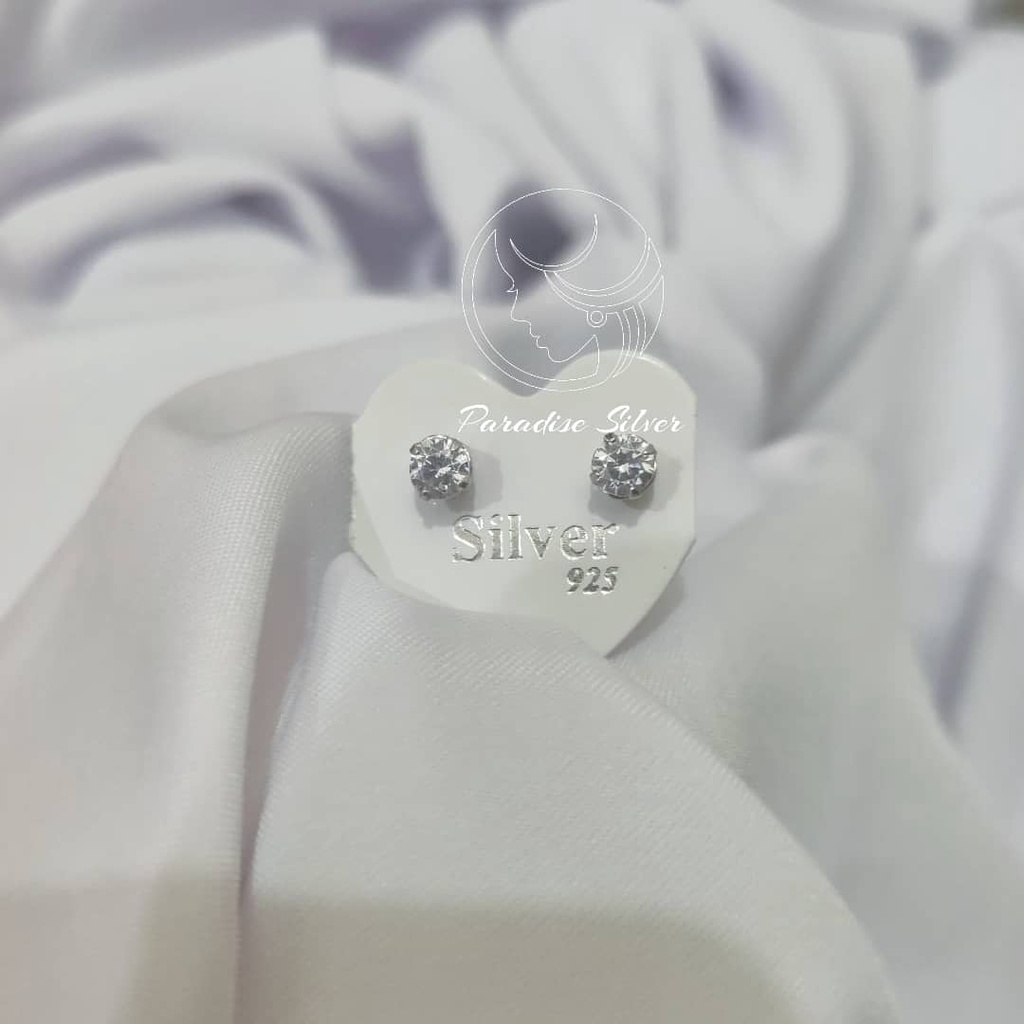 anting subang daisy perak 925 import