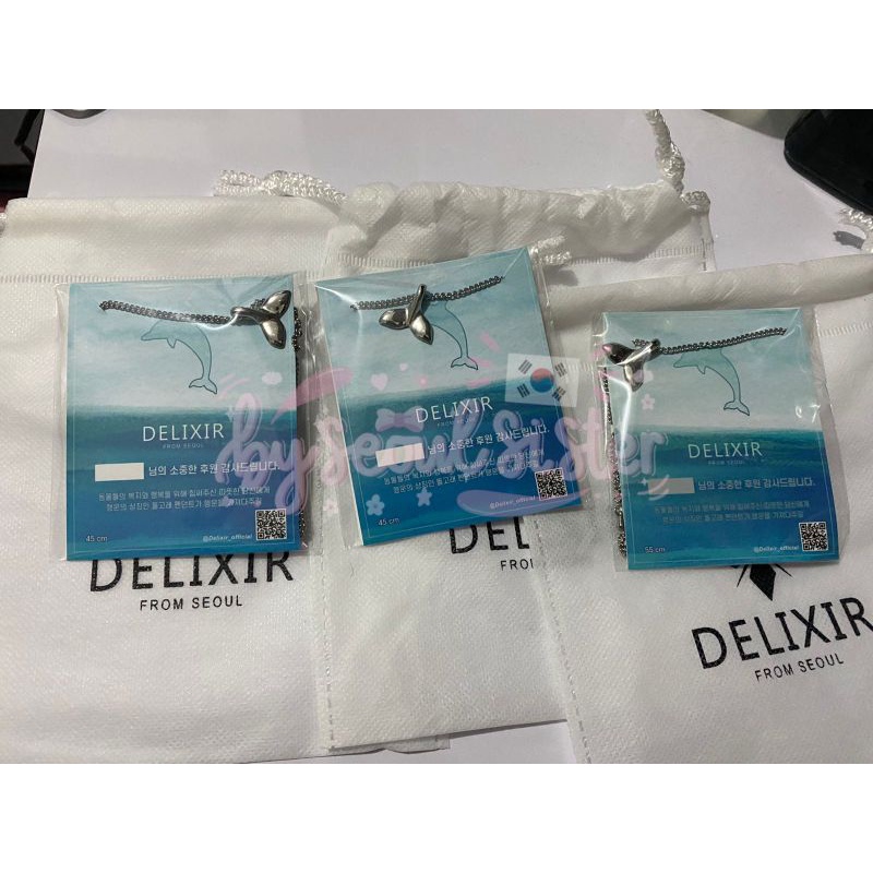 [READY STOCK] DELIXIR WHALE TAIL NECKLACE KALUNG NCT JENO JAEMIN JAEHYUN BTS JK