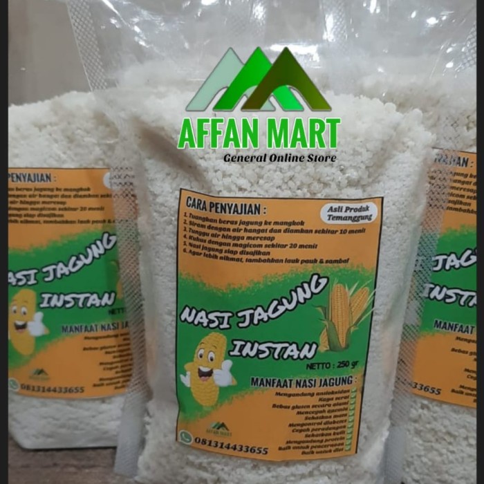 

978EqW Nasi Jagung Instant Sego Jagung - Ampok Jagung 1 Kg WQ0112