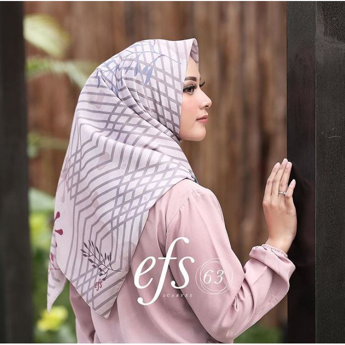 Efs Store Hijab - Efs 63 - Printed Voal