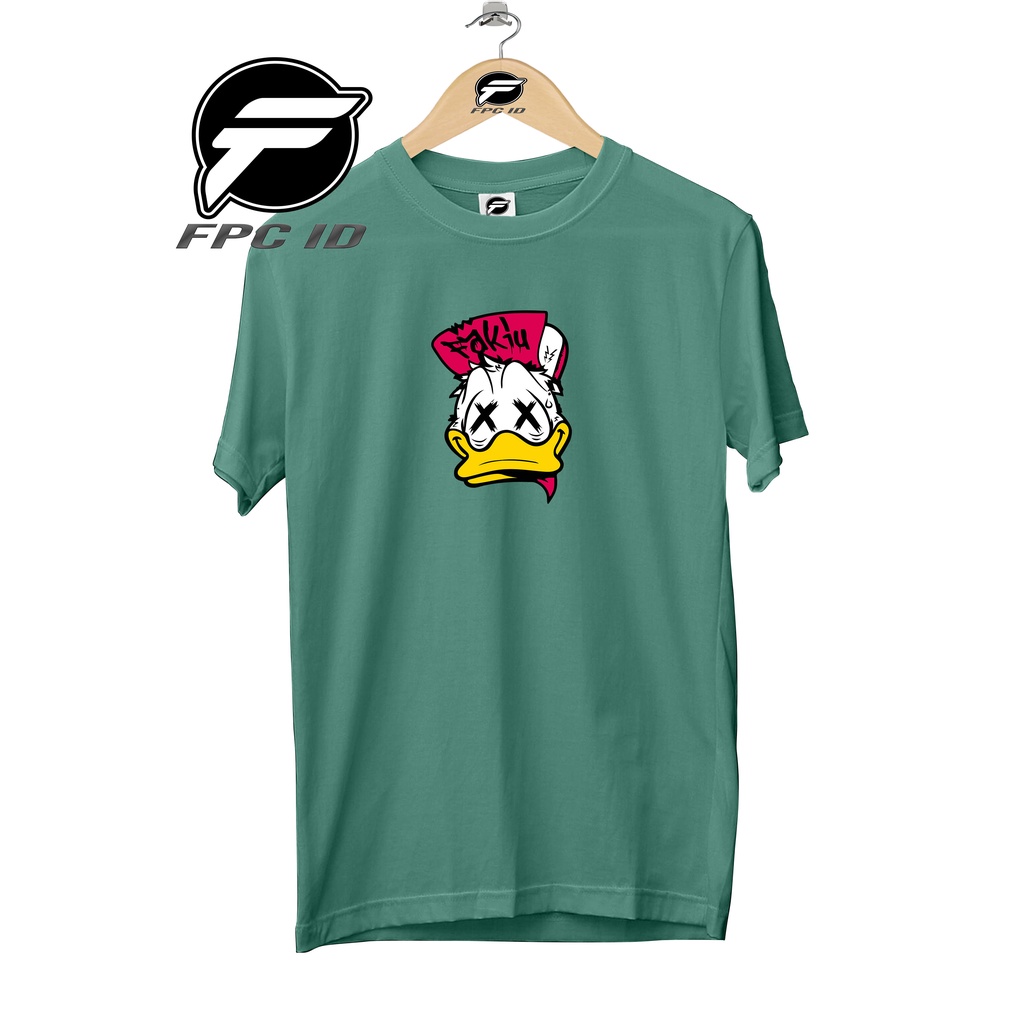 Kaos Anime Donal Bebek Broken Cotton Combed 30s Baju Atasan Pria T Shirt Wanita Jumbo Oversize Pilihan Favorit Fpc Id