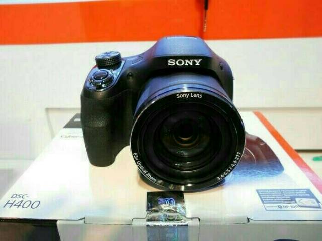 CAMERA SONY DSC H400 ZOOM 63 X SANGAT BERKELAS GARANSI 1 TAHUN