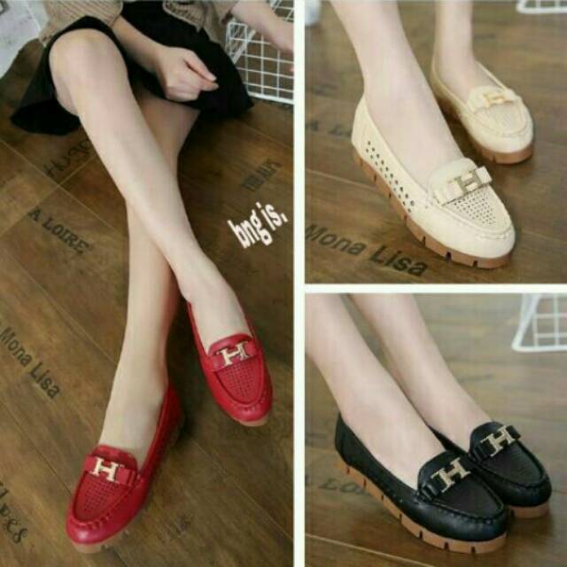 Sepatu/sandal flat wanita remaja/sepatu formal /jalan /kerja cantik