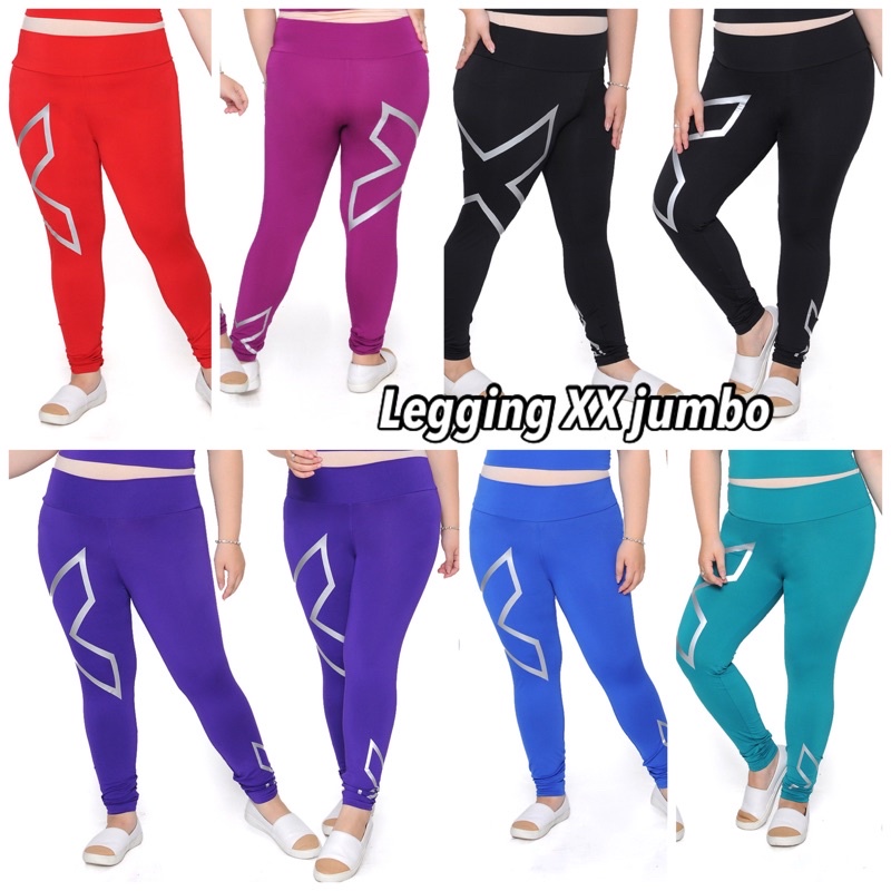 Legging senam aerobik zumba yoga gym fitness model XX jumbo