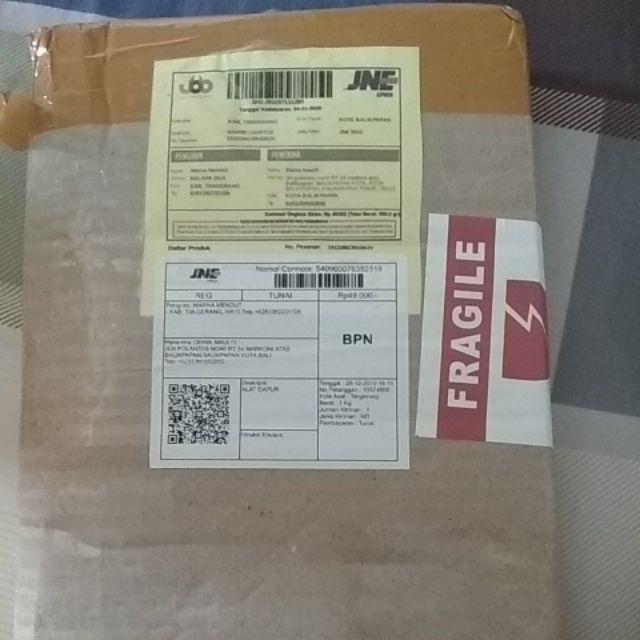 Pisau Set Isi 3 + Gunting Serbaguna Food Grade