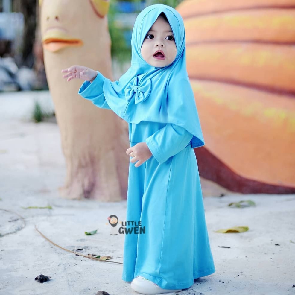 Gamis Anak Perempuan Cantik / Gamis Bayi Newborn / Baju Muslim Anak Perempuan Falisha