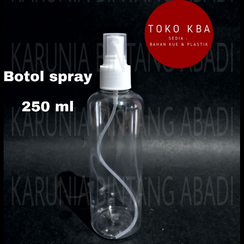 Botol spray / semprot plastik 250 ml ( 10 pcs )