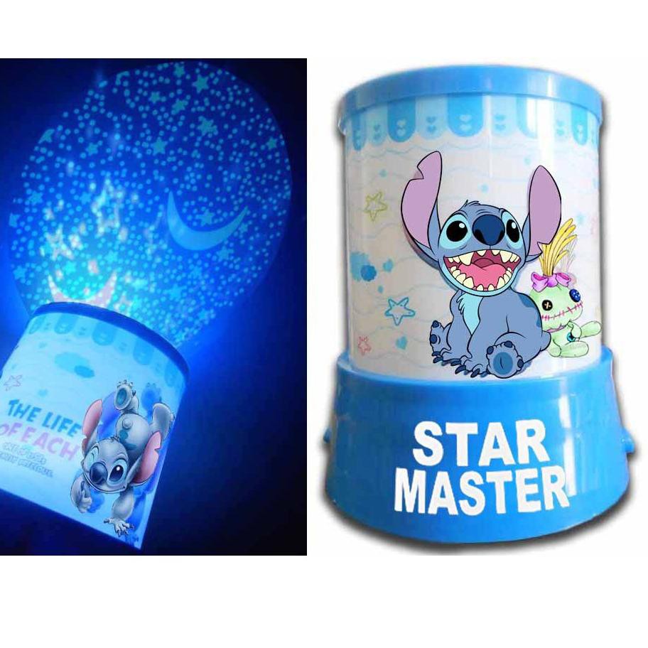 Lampu Tidur Star Master Stitch Proyektor Cahaya Kartun Animasi