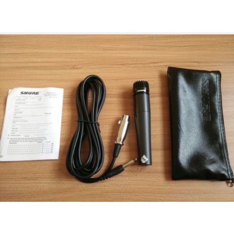 Mic Kabel Shure SM 57 Microphonekabel instrument kemdang ketipung banjari SM57 best seller terbaik