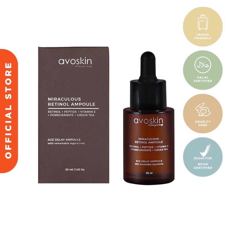 AVOSKIN MIRACULOUS RETINOL AMPOULE serum retinol avoskin 30ml