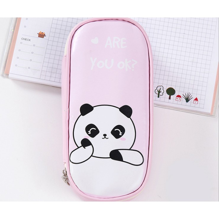 Tempat Pensil Jumbo Kartun HEWAN ARE YOU OK? / Tepak Tempat Alat Tulis Besar Gambar Hewan Lucu Imut