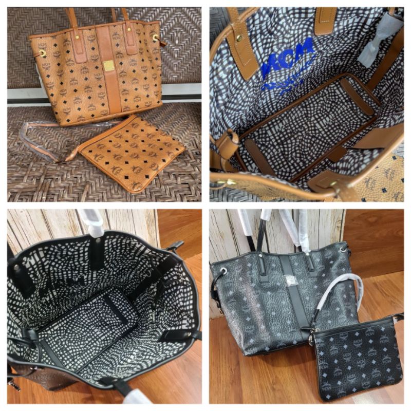 McM Tote Bag with Pouch