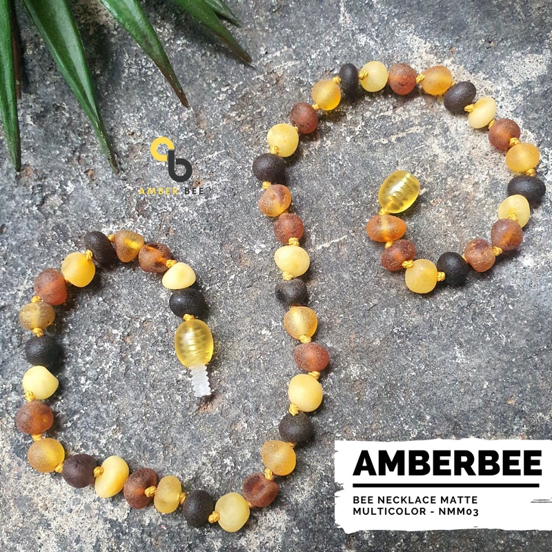 Kalung Amber Anak TK/SD Junior Premium Matte Multicolor NJMM03B By Amber Bee