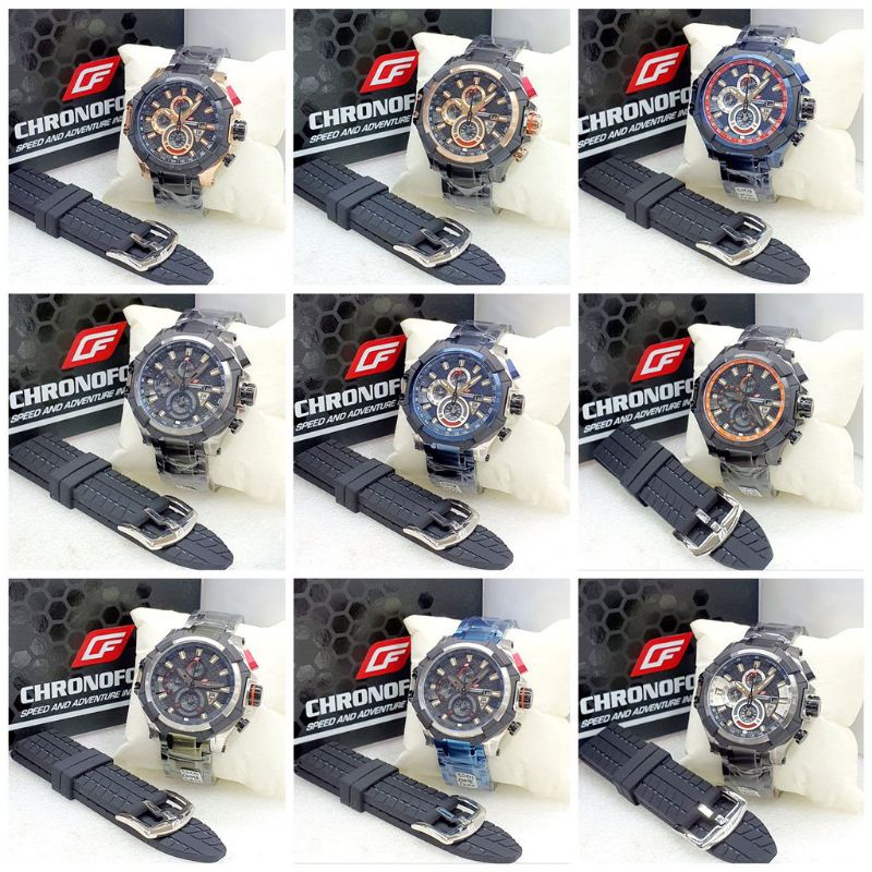 Chronoforce Original C5209 Jam Tangan Pria Stainless Steel Free