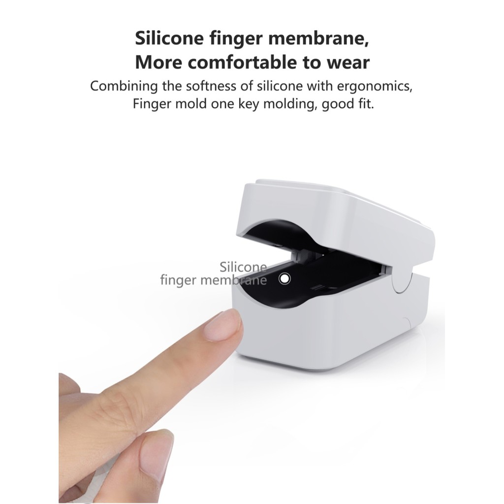 Fingertip Pulse Oximeter Sp02 Saturation Monitor LED