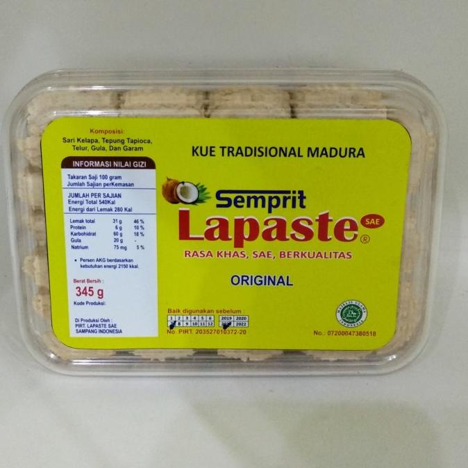 

kue tradisional madura semprit lapaste original
