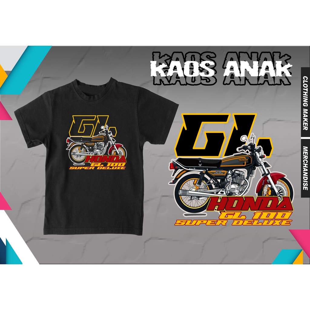 KAOS HONDA GL ANAK / KAOS ANAK MOTOR