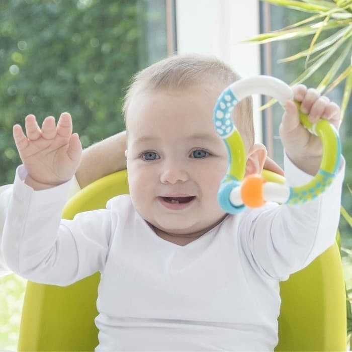 Kidsme Kidsbaby Twist &amp; Learn Ring Rattle 3m+