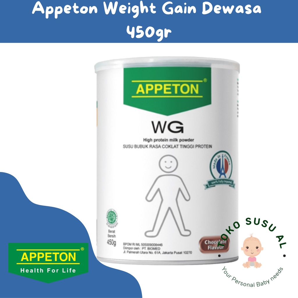 

Appeton Weight Gain Dewasa 450gr Coklat Special Promo