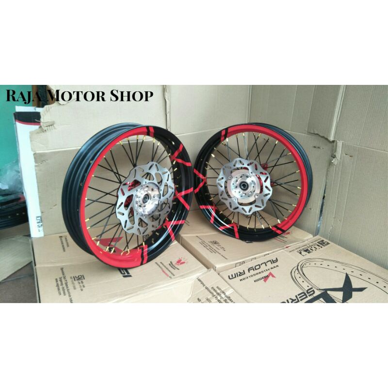 VelgsetSprintXdSuperMotocustomHondaCRF150Lring17x300/350