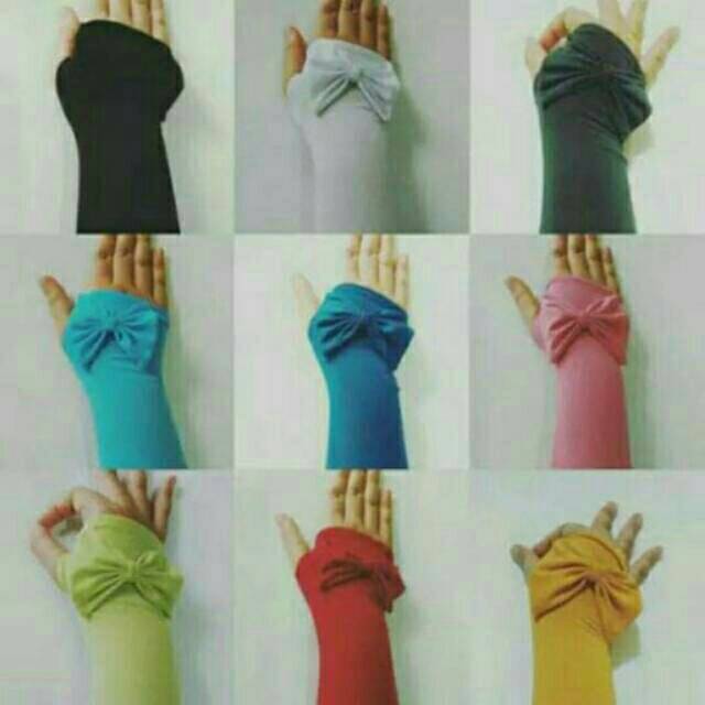 Handsock Jempol Pita Polos / Handsock Pita Senada / Handsock Muslim / Handsock Wanita