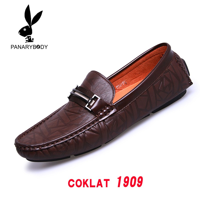 Sepatu Casual Pria Slip on Santai Antislip Original Branded Sepatu Cowok Formal Kerja Kantor Keren Pantofel