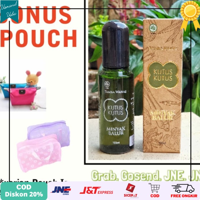 

◾COD◾ Minyak kutus kutus / kutuskutus / kutus-kutus organic herbal healing
