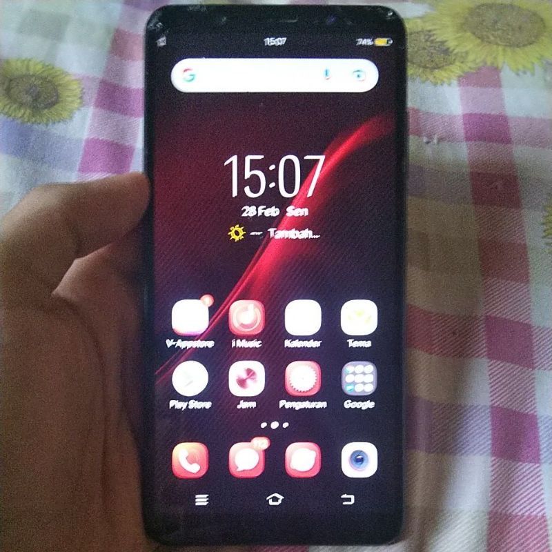 Vivo V7 Plus Second Minus Dikit Bonus Case Siap Pakai