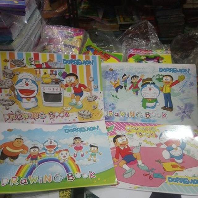 

Buku gambar a4 kiky motif doraemon beruang hijab