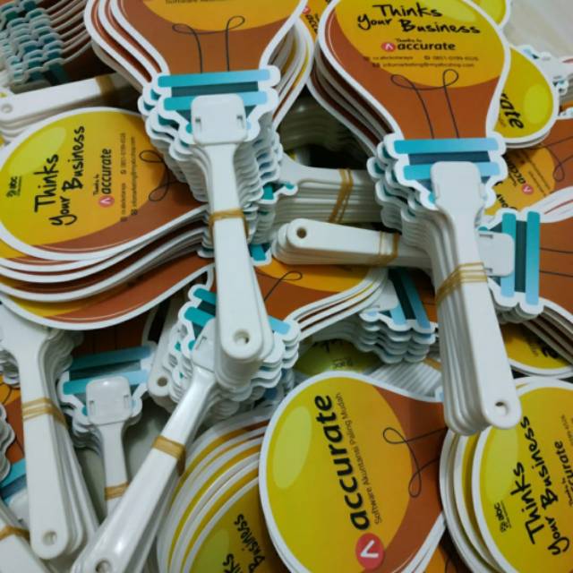 Souvenir Murah Kipas PVC I Kipas Tangan PVC Custom