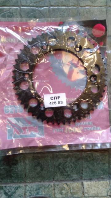 gir set motor honda crf 150l rantai expedition  / gear set crf 150 50 51 52 53 54 55 venzumi racing