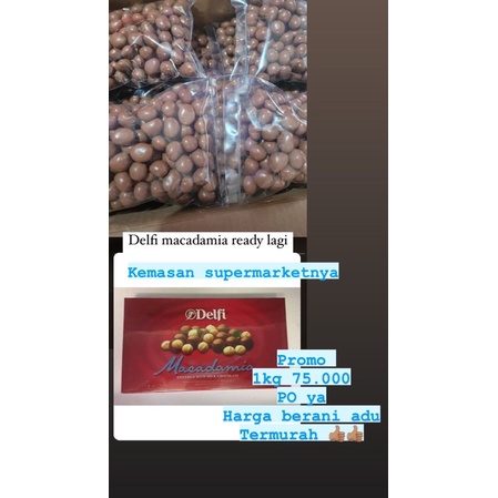 

promo delfi macadamia 500gr