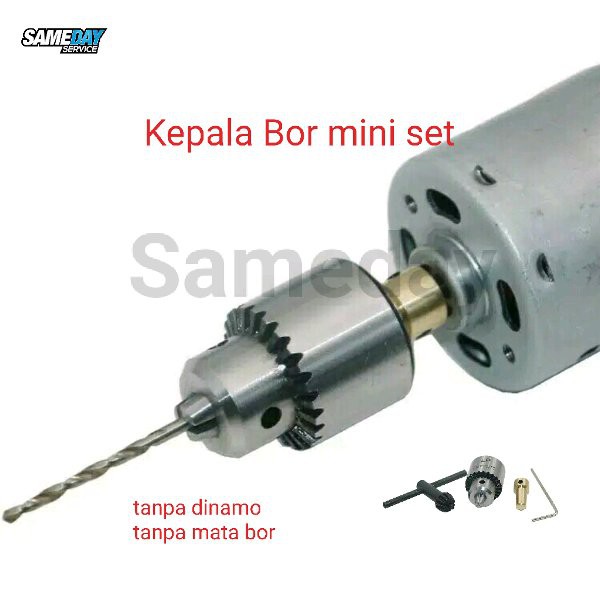 Kepala Bor Mini Drill Chuck Collet JTO 4mm