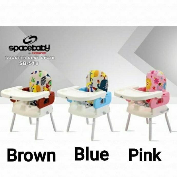 Space Baby Folding Booster Seat kursi makan bayi