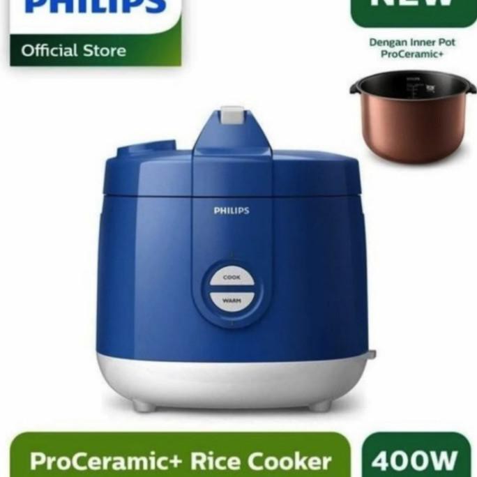 New Magic Com Philips Hd3131 / Rice Cooker Philips Hd 3131 - Biru Ready