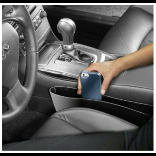 Kotak simpan barang samping jok tempat hp mobil tempat koin mobil tempat kartu mobil
