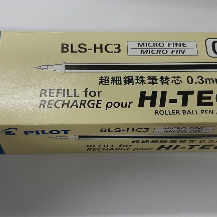 

Gilaa!!! Refill Isi Ulang Pulpen Pilot Hi-Tec-C 0.3/0.4 Atk Diskon