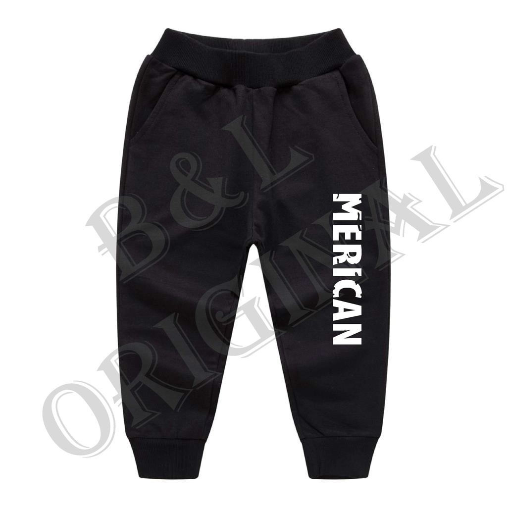 BS/COD/CELANA JOGGER MERICAN ANAK ANAK 1-7 TAHUN//REALPIC//GOOD QUALITY