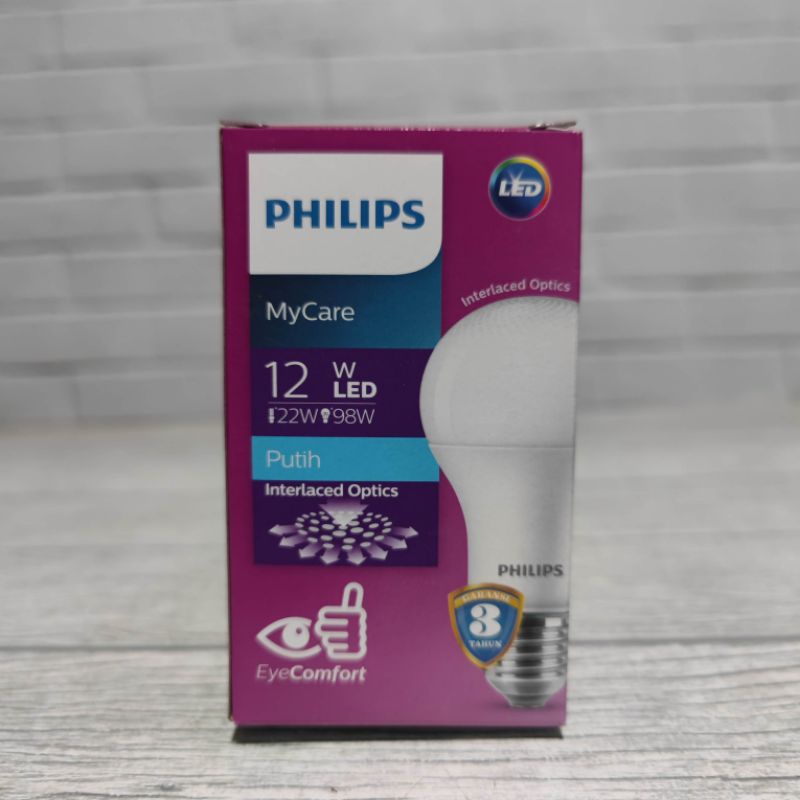 Philips Led Mycare 12w Lampu Led Philips 12 W