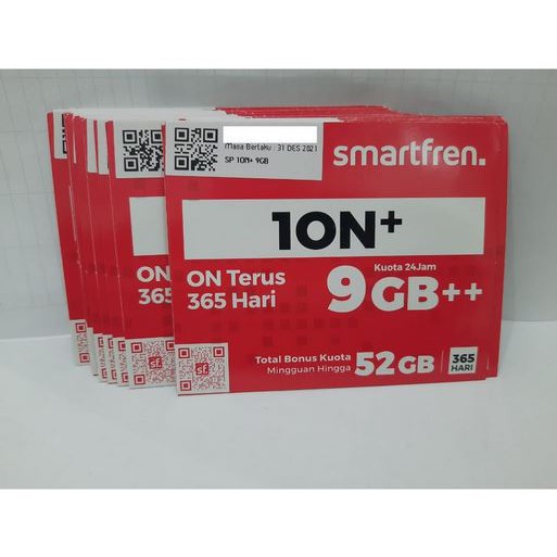 TINGGAL PAKAI 1 TAHUN Kartu Perdana Smartfren 1ON+ (ion plus) Kuota 9GB++ BONUS KUOTA PER BULAN